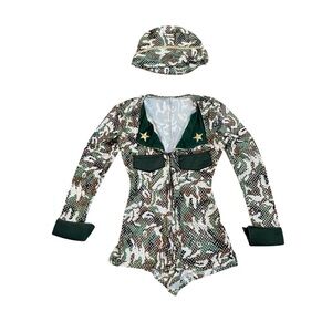 Gem stone army girl costume